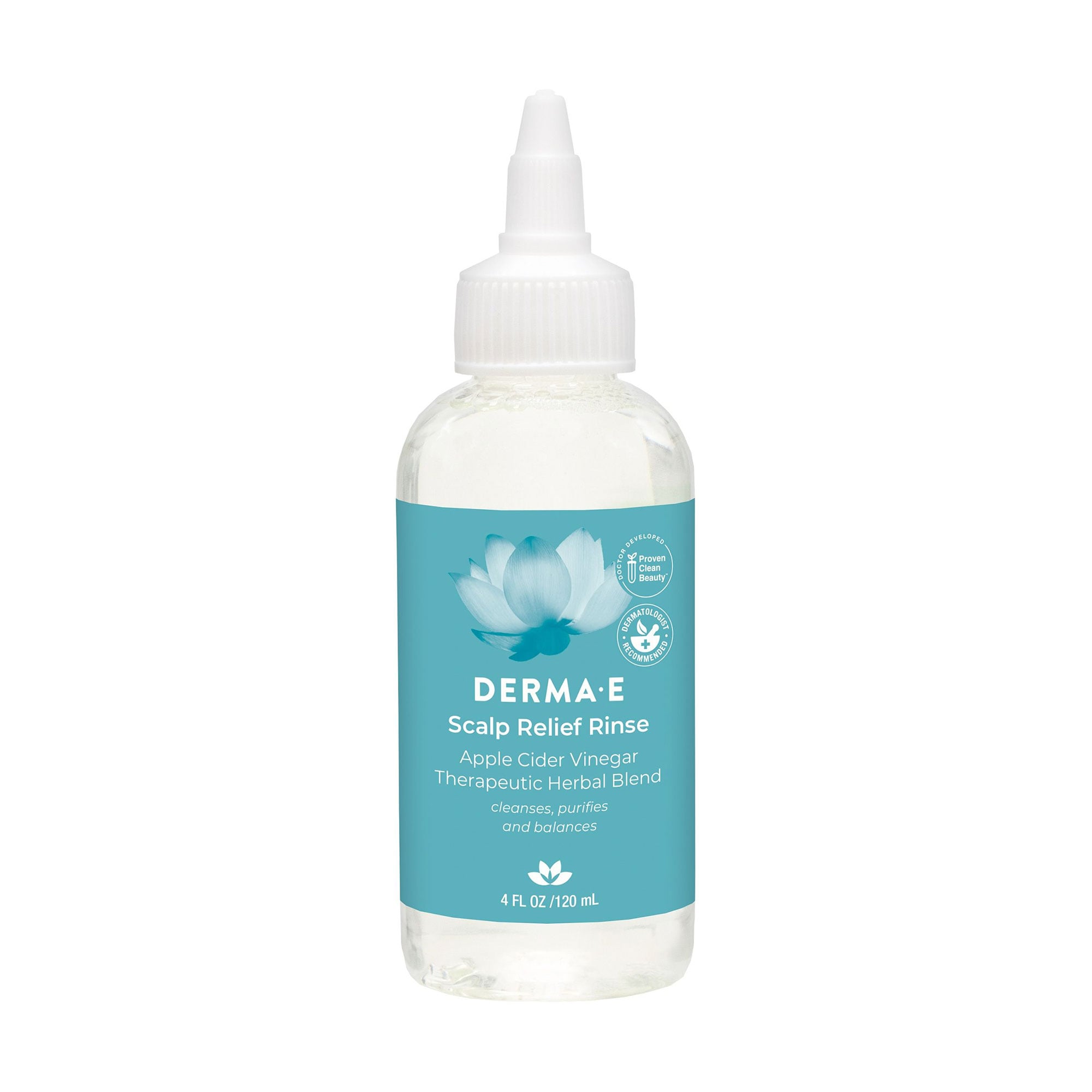 Уцінка! Ополіскувач Derma E Scalp Relief Rinse для шкіри голови схильної до подразнень, 120 мл